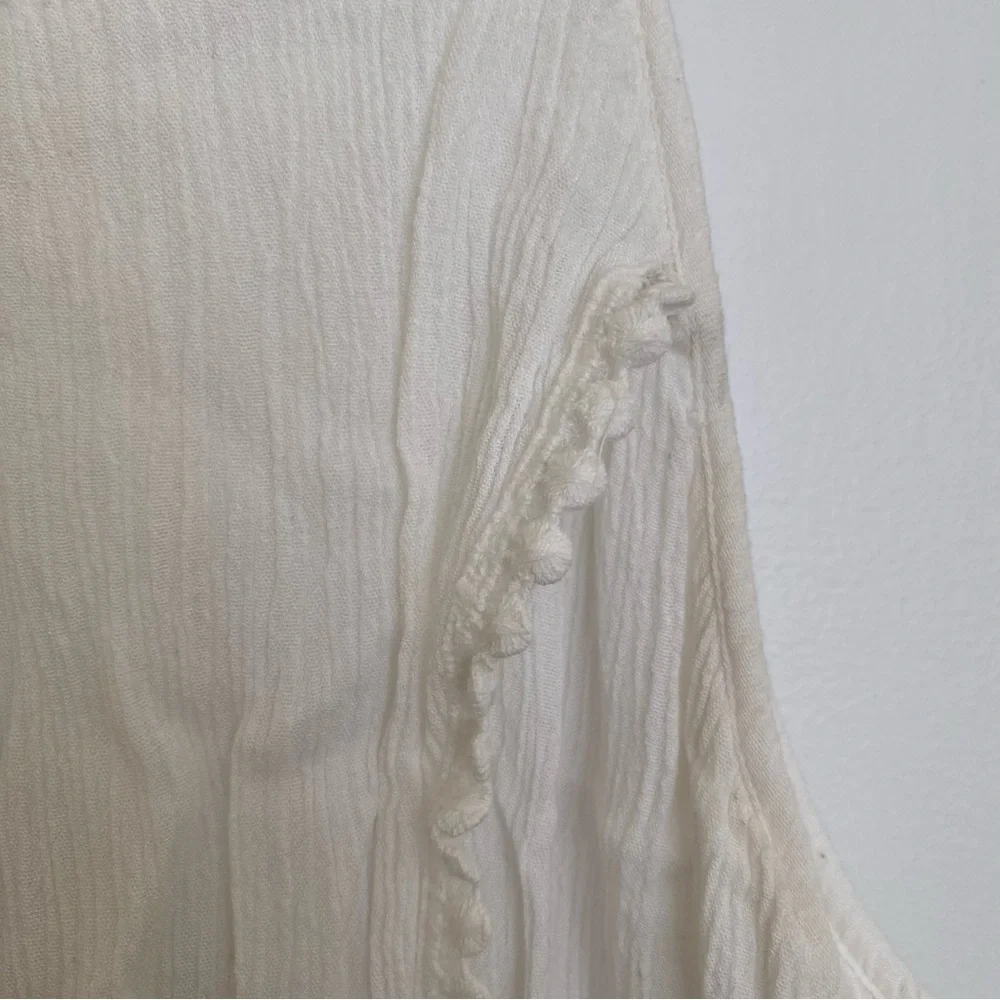 Lumiere White Blouse, Size Large - Picture 3 of 7